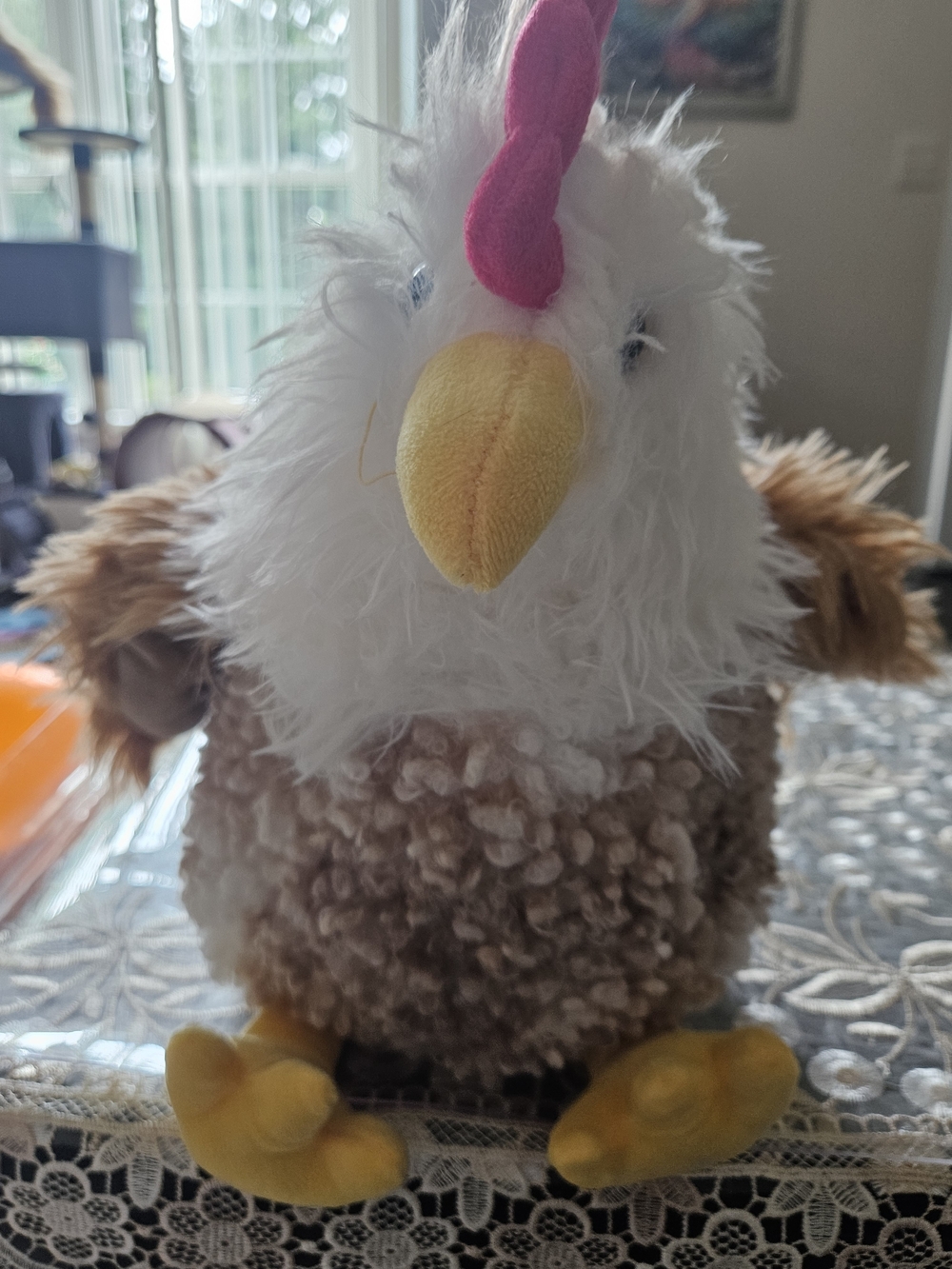 Charming Plush Rooster Toy